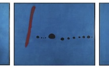 Joan Miró, Bleu I, Bleu II, Bleu III, 1961 © Successió Miró Adagp, 2025 © Centre Pompidou, MNAM-CCI, Dist. GrandPalaisRmn