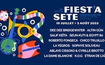 FESTIVAL FIEST'A SÈTE,  28ème édition du 19 juillet au 3 août 2025