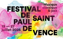 Festival de Saint-Paul de Vence, classique et jazz, du 19 juillet au 27 juillet 2025