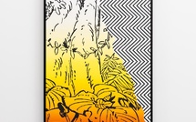 Soon, on the Rio Soupopoaro, only the Thousand Eerie Sounds of the Vast Wild Forest will Echo (zigzag/jungle painting), 2024 © Comte