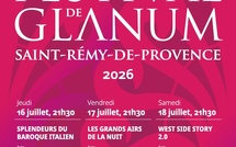Saint-Rémy-de-Provence, Site Antique de Glanum : 11e édition du Festival de Glanum du 16 au 18 juillet 2026