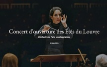 Paris. Concert d'ouverture des Étés du Louvre. L'Orchestre de Paris sous la pyramide. 20 Juin 2026