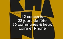 Loire et Rhône : Rhino Festival, 48e édition. 25 sept-18 octo 2026